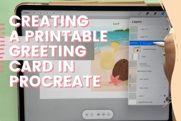Download Learn How to Create a Printable Greeting Card in Procreate - Premium Resources